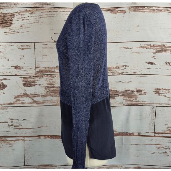 Vince Linen/Silk Lightweight Sheer tunic top Blue Size XXS - Picture 2 of 7